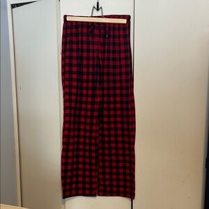 Cozy Red and Black Plaid Women's Pajama Pants
